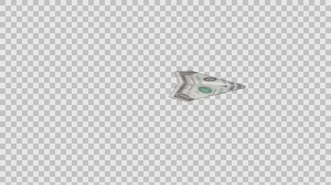 Paper Plane - One Dollar Bill - Flying Transition - Alpha - 05 Video stock 60244169