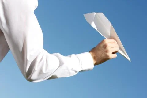 Paper plane Stock Photos