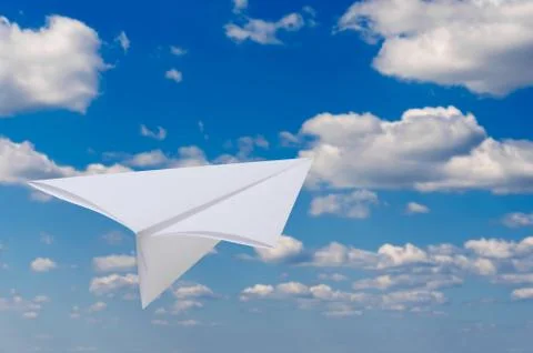 Paper plane Stock Photos