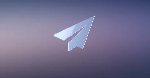 Paper Plane Silver 3d Icon Stock Footage 71728565