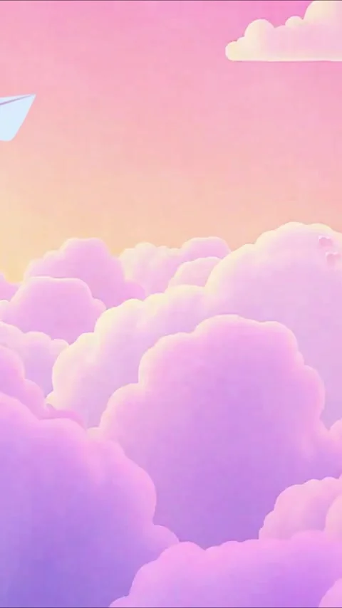 Paper Plane Soaring in the Sky - Animation Stock Footage 305729683