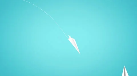 Paper planes Stock Footage 39360577