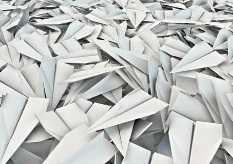 Paper planes Stock-Illustration