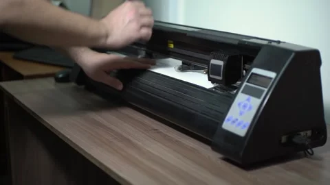 Paper plotter Stock Footage 271170900