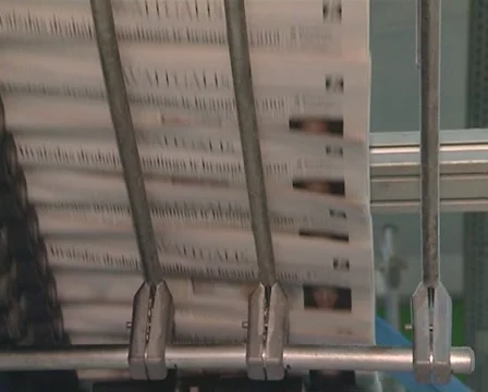 Paper press edition Stock Footage 10742518