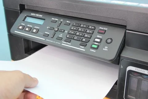 Paper printer Stock Photos