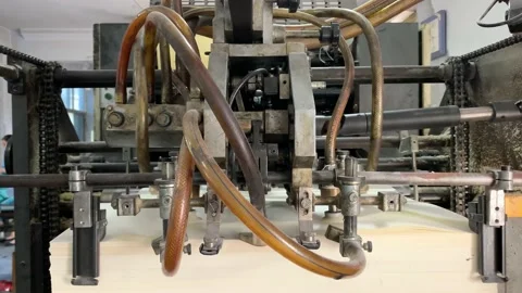 Paper printing machine at work Stock Footage 232035009