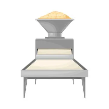 Paper Production with Wood Dust Processing in Metal Tank Vector Illustration Stock Illustration
