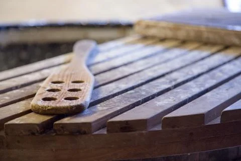 Paper pulp basket Stock Photos