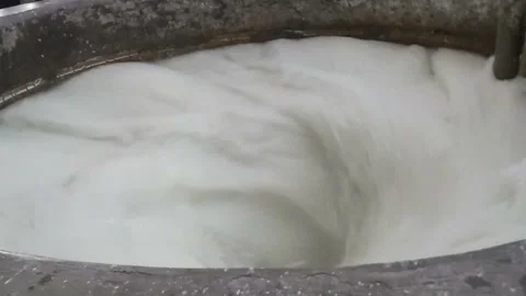 Paper pulp processing Stock Footage 157042839