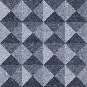 Paper pyramids stacked for seamless background, coffered paneling Stock Illustration