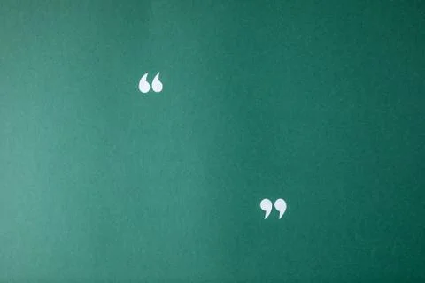 Paper quotation marks Stock Photos