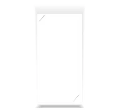 Paper rectangle banner with drop shadow graphic vector eps10 Stock Illustration