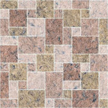 Paper rectangular tile stacked for seamless background Stock Illustration