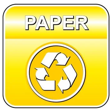 Paper recycle sign Stock Illustration