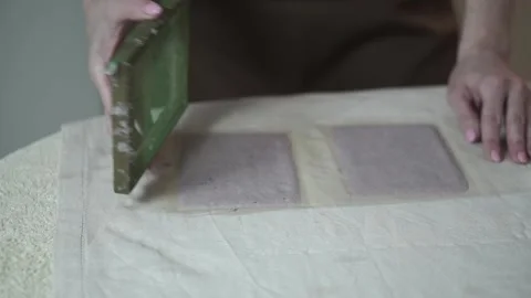 Paper recycling. The concept of zero waste, recycling, ecology. Stock Footage 170059473