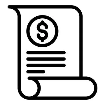 Paper restructuring icon, outline style Stock Illustration