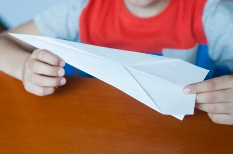 Paper rocket Stock Photos