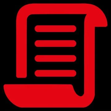Paper Roll Icon Stock Illustration