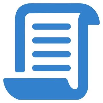 Paper Roll Icon Stock Illustration