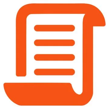 Paper Roll Icon Stock Illustration