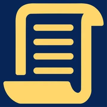 Paper Roll Icon Stock Illustration