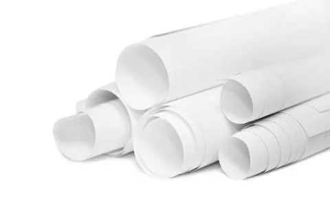 Paper on a roll Stock Photos