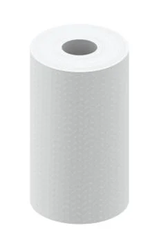 Paper roll for POS printer template Stock Illustration