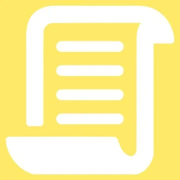 Paper Roll Vector Icon Stock Illustration