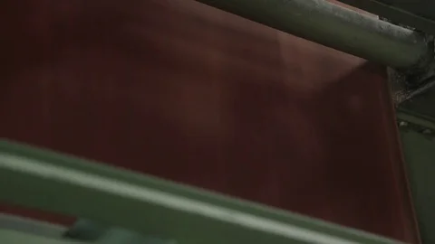 Paper rolling machine Stock Footage 72856936