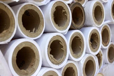 Paper rolls Stock Photos