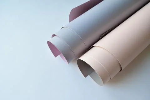 Paper rolls Stock Photos