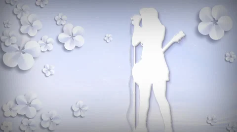 Paper Roses 1 Stock Footage 33688753