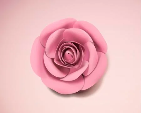 Paper roses element Illustrazione stock