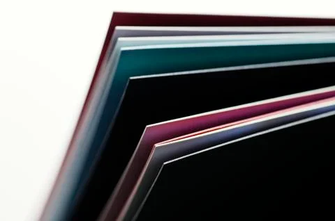 Paper sampler Stock Photos