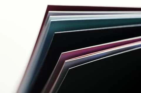 Paper sampler Stock Photos