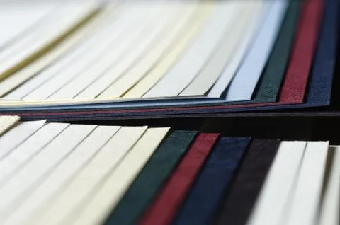 Paper sampler Stock Photos