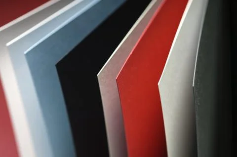 Paper sampler Stock Photos