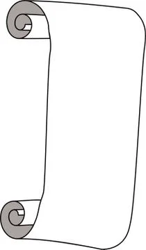 Paper scroll Stock Illustration