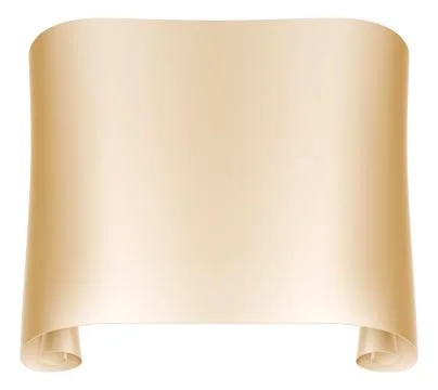 Paper scroll illustration Stock Illustration