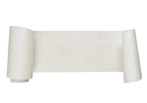 Paper scroll isolated Stock Photos