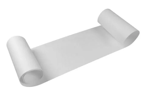 Paper scroll isolated 스톡 사진