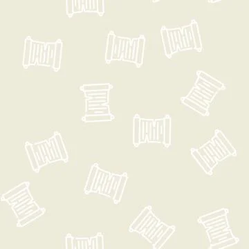 Paper scroll line icon vector black illustration 스톡 일러스트