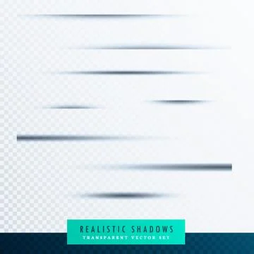 Paper shadows transparent border effect Stockillustratie