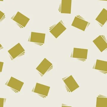 Paper sheet document glyph seamless pattern Stock Illustration