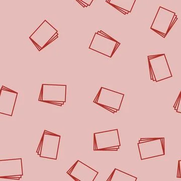 Paper sheet document line seamless pattern Stock Illustration