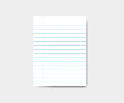 Paper sheet on gray background. Vector illustration. Stock-Illustration