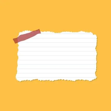 Paper sheet icon set in flat style. Note paper pieces vector illustration o.. Stock Illustration