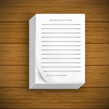 Paper sheet  icons 스톡 일러스트