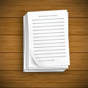 Paper sheet  icons 스톡 일러스트